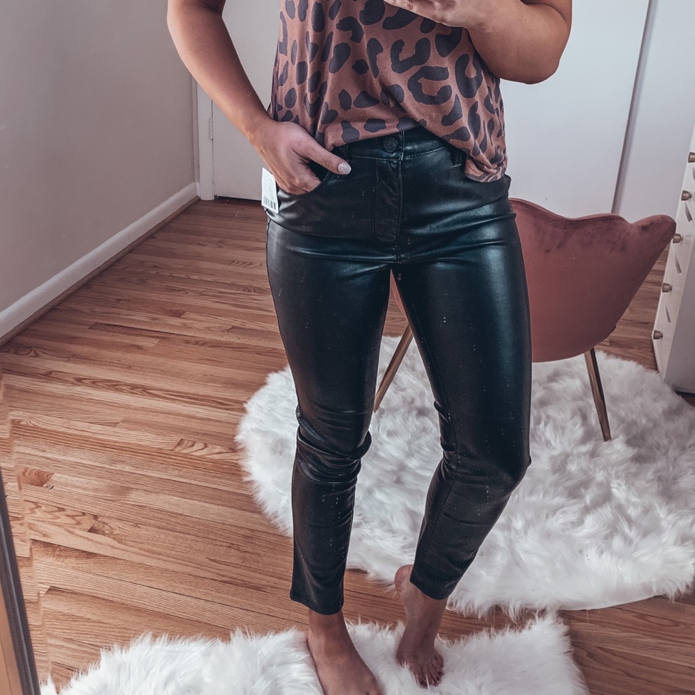 BDG Black Pleather Pants